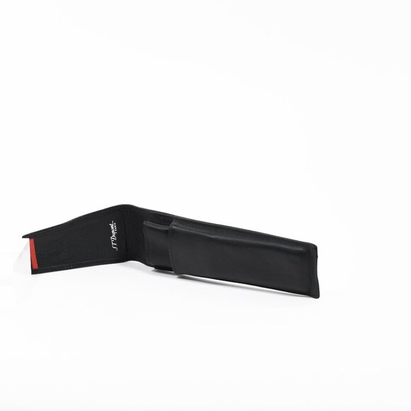 S.T. Dupont Oscuro Line Black Leather 2-Pen Holder Case - Picture 6 of 6